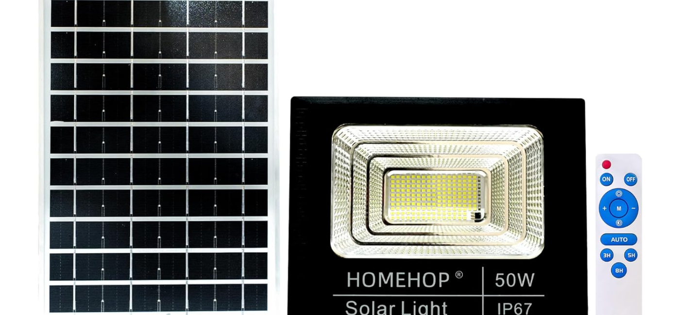 Solar Light Outdoor Home 50W Flood Led Waterproof Automatic
