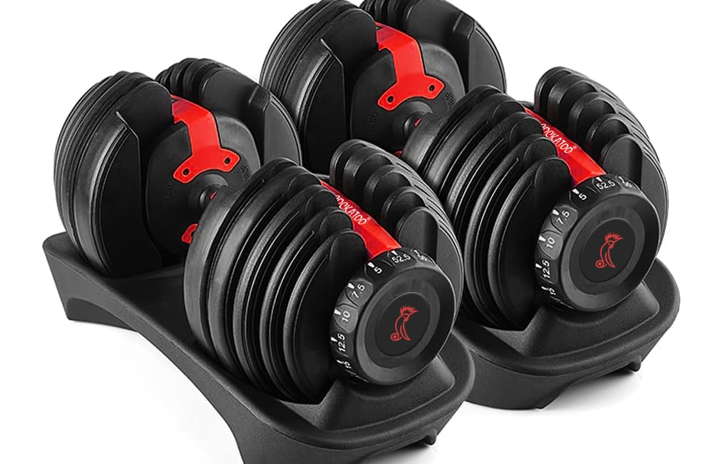 Cockatoo ADB-01 2.5 KG- 24 Kg Adjustable Dumbbell Set