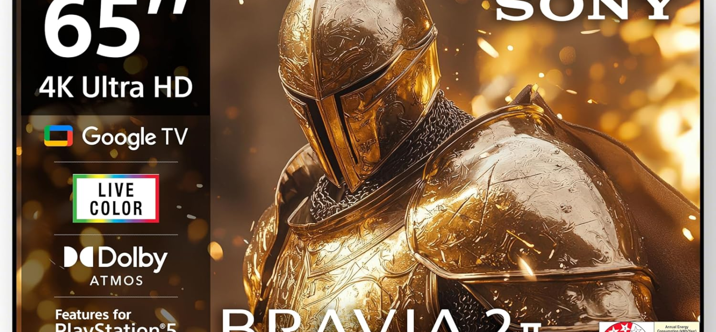 Sony 164 cm (65 inches) BRAVIA 2M2 Series 4K Ultra HD Smart LED Google TV K-65S25BM2