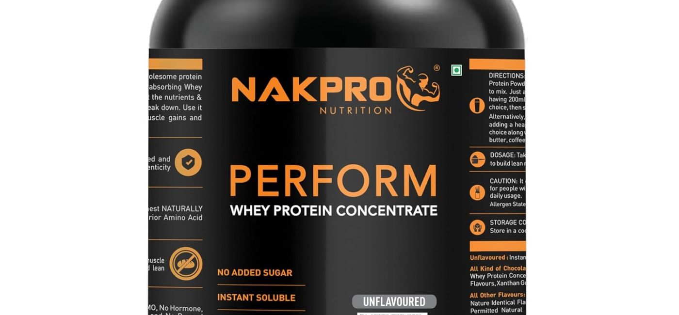 NAKPRO NUTRITION Perform Whey Protein Concentrate 