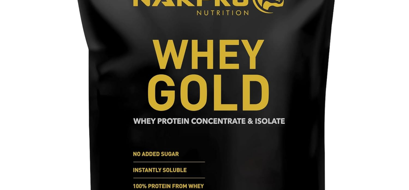 NAKPRO NUTRITION Gold Whey Protein Concentrate & Isolate