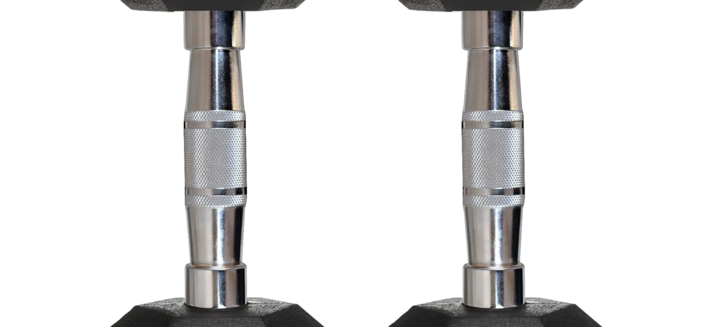 Amazon basics Rubber Encased Hex Dumbbell 