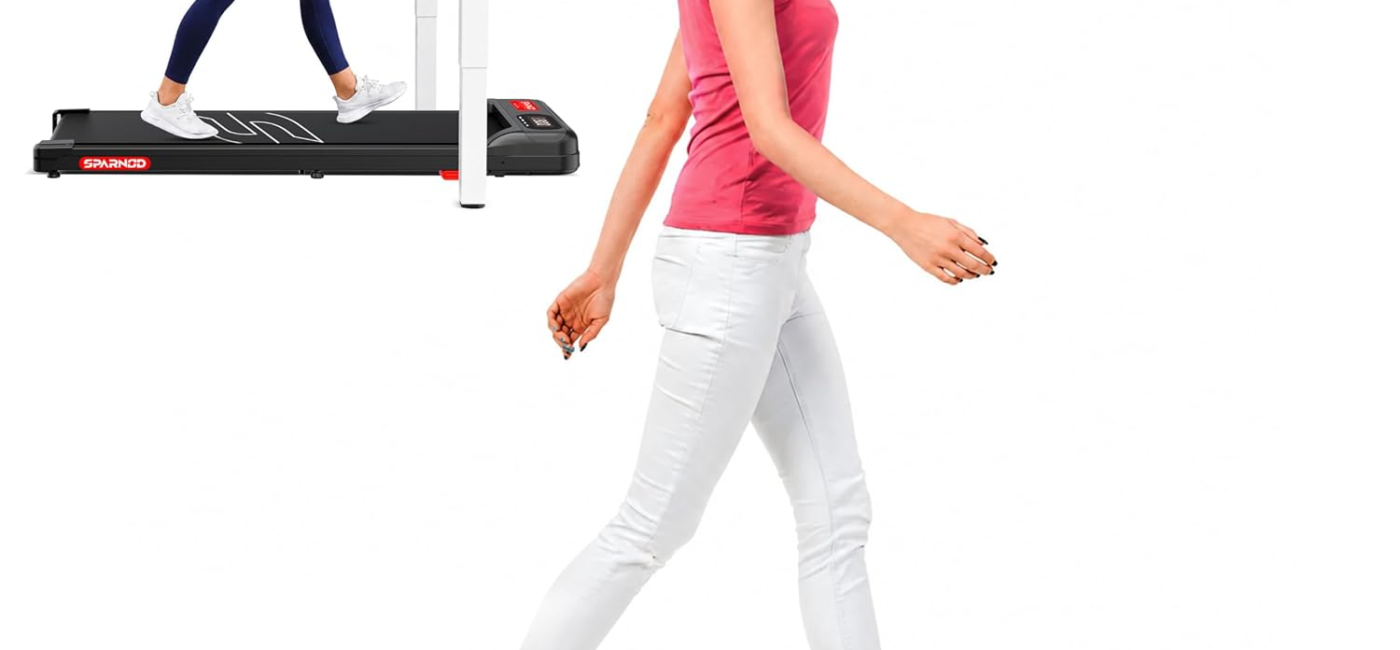 Sparnod Fitness STH-3002 Home Use Walking Pad & Treadmill